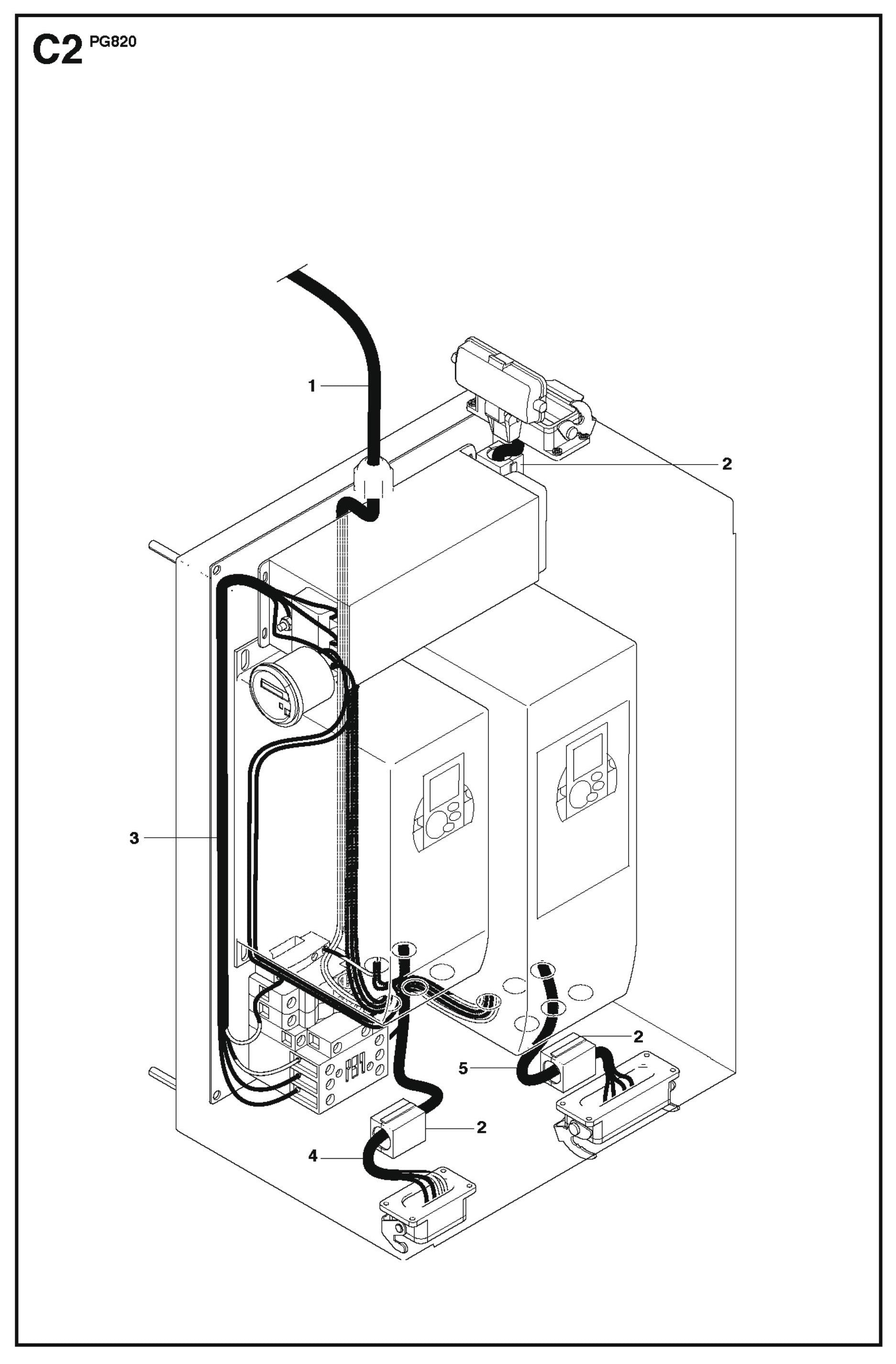 C2 Parts For PG 820 By Husqvarna