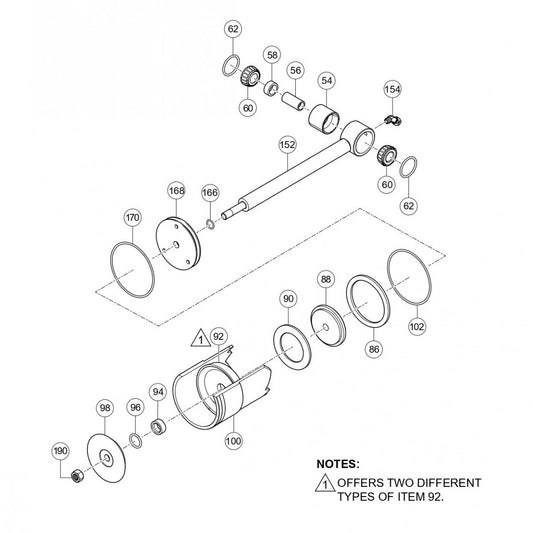 C30HDGA PUMP — Connecting Rod - Drive Side Assembly Parts By Multiquip