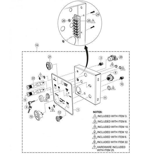 C30HDGA PUMP — Control Box Assembly Parts By Multiquip