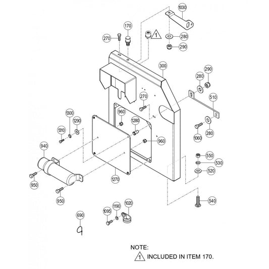 C30HDGA PUMP — Front Panel Assembly Parts By Multiquip