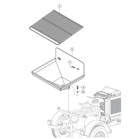 C30HDGA PUMP — Hopper Assembly Parts By Multiquip