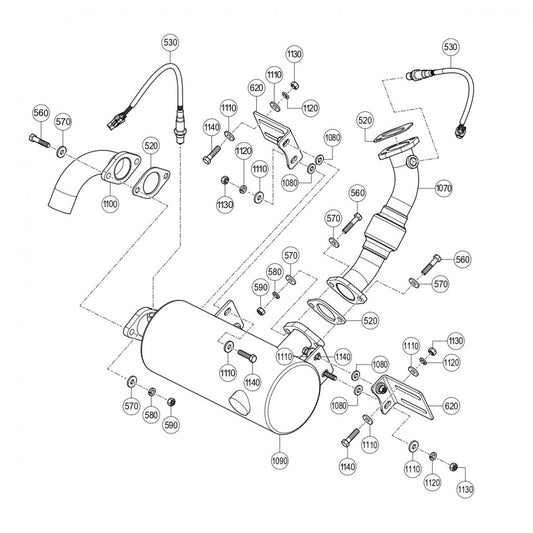 C30HDGA PUMP — Muffler Assembly Parts By Multiquip