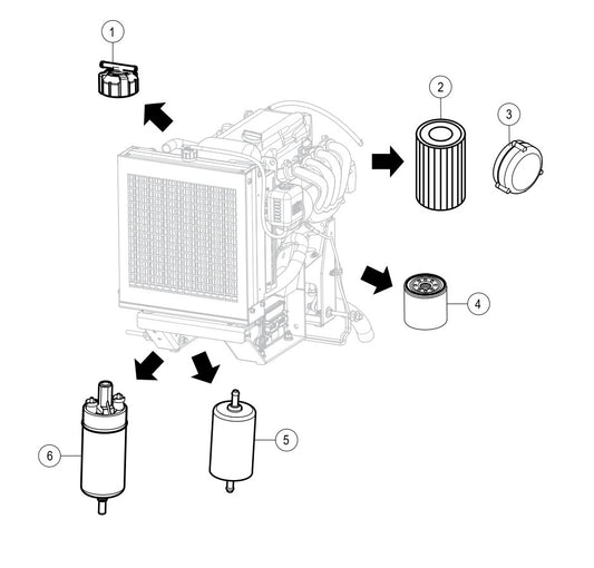 C30HDGA PUMP — Engine Service Assembly Parts By Multiquip