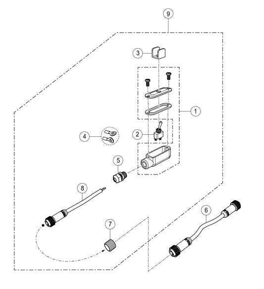C30HDGA PUMP — Remote Control Cable Assembly Parts By Multiquip