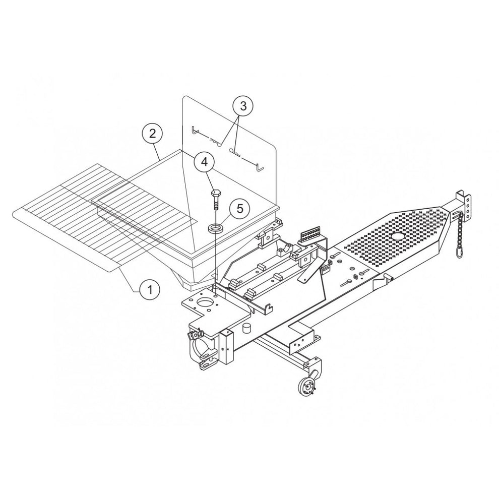 C30HDZ Pump Hopper Assembly Parts By Multiquip