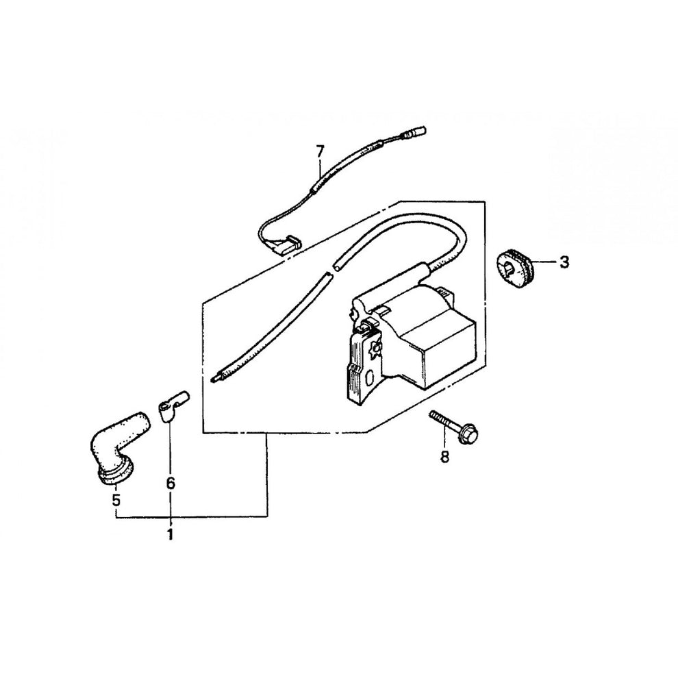 C-4 Finisher Ignition Coil Assembly Parts by Multiquip Whiteman