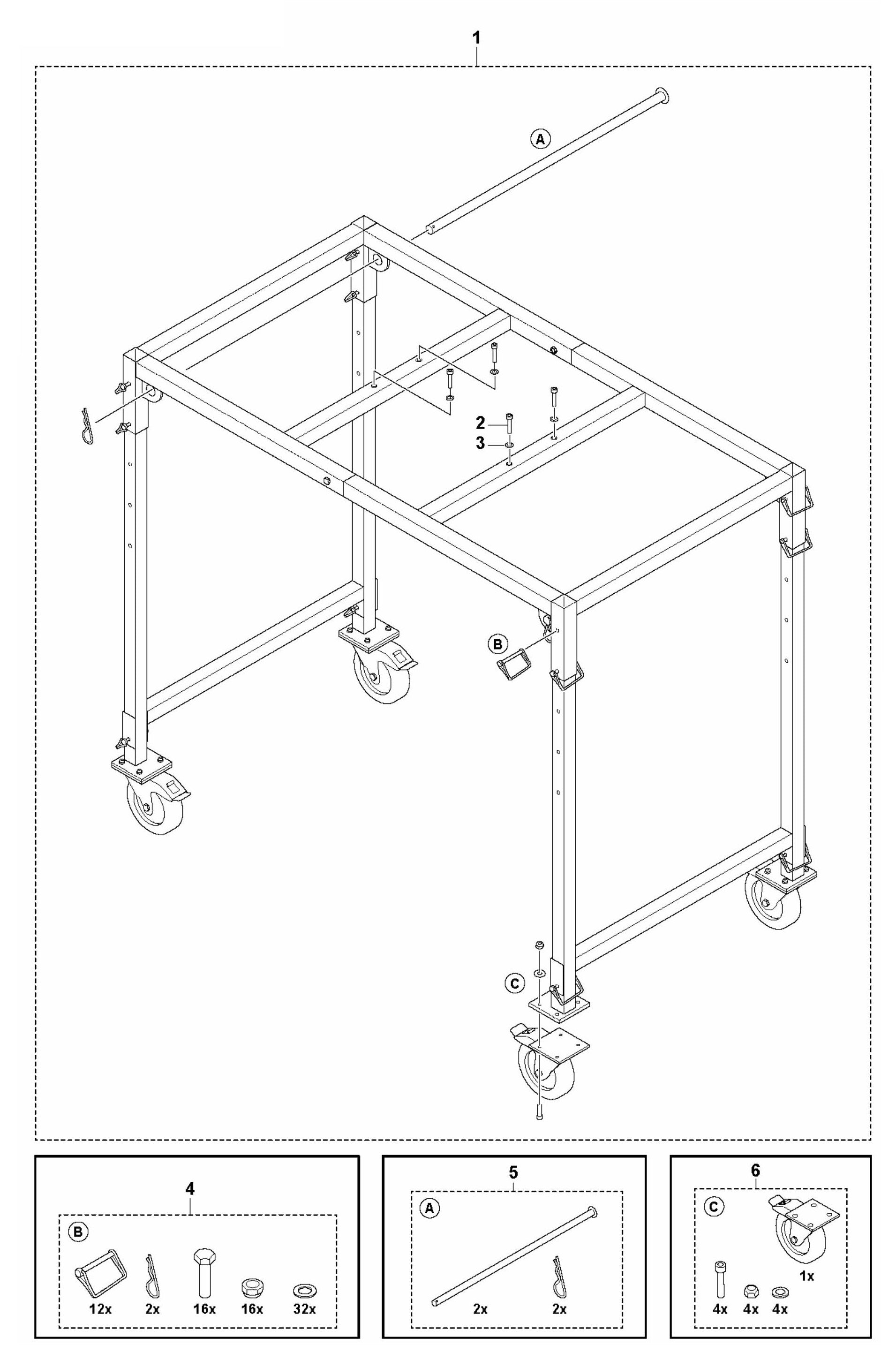 C5500B Product Complete Assembly Parts