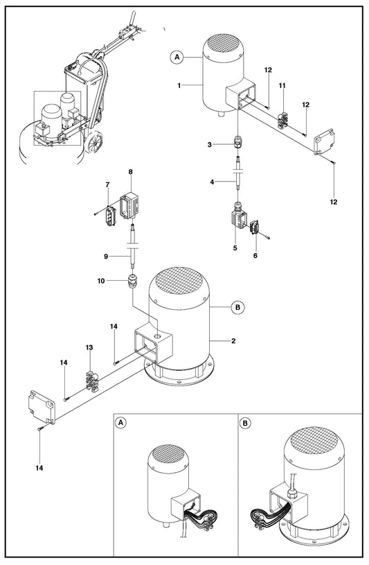 C5 Parts For PG 820 RC By Husqvarna