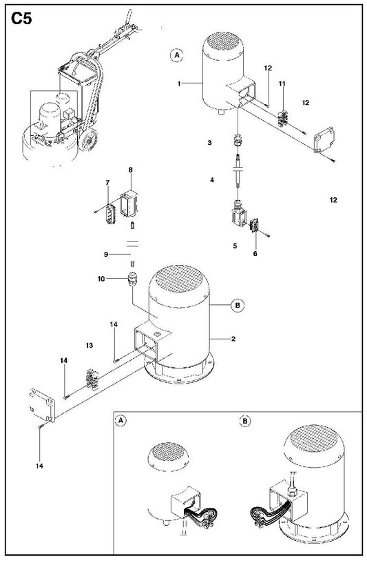 C5 Parts For PG 680 By Husqvarna