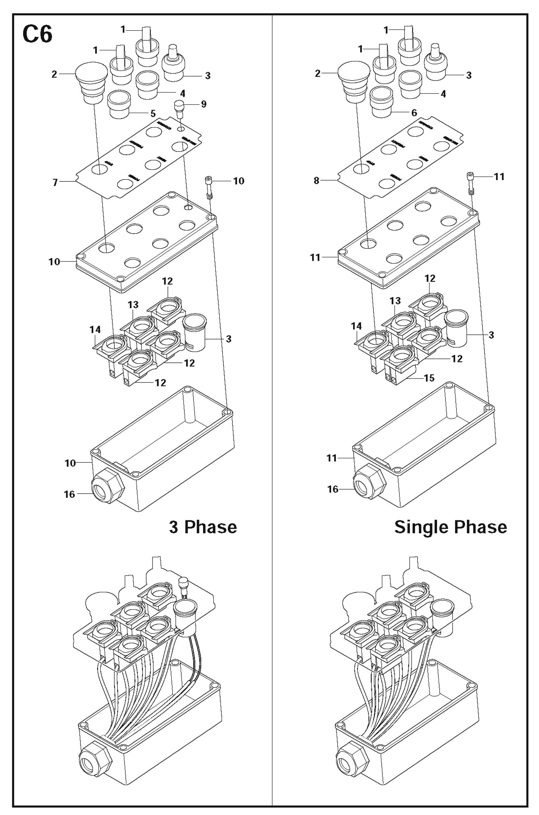 C6 Parts For PG 530,To Machine Number 1208-3,2008-10 By Husqvarna