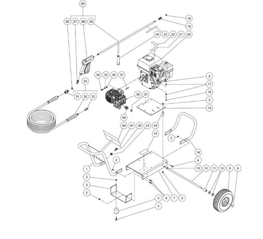 CA-2403-0MHB, CA-2403-0MRB, CA-2403-0MVB  (sn:10731627-99999999) Frame Assembly Parts by Mi-T-M