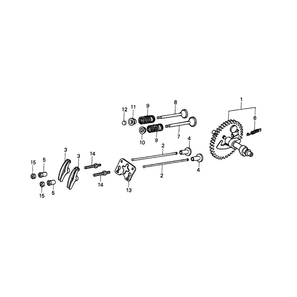 CA4HC HONDA GX120UTQX2 ENGINE — Camshaft Assembly Parts by Multiquip Whiteman