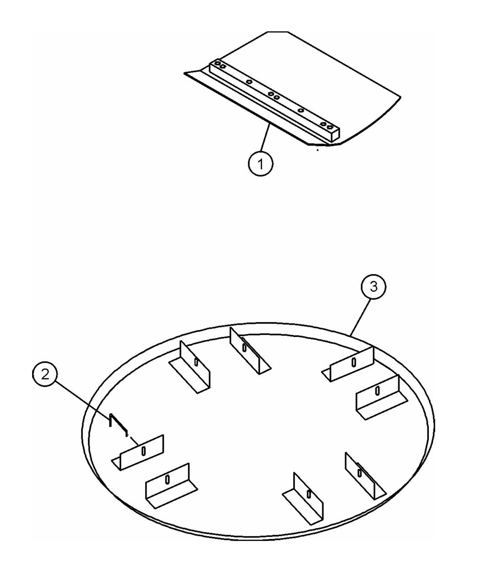 CA4HM Blades and Pan Assembly