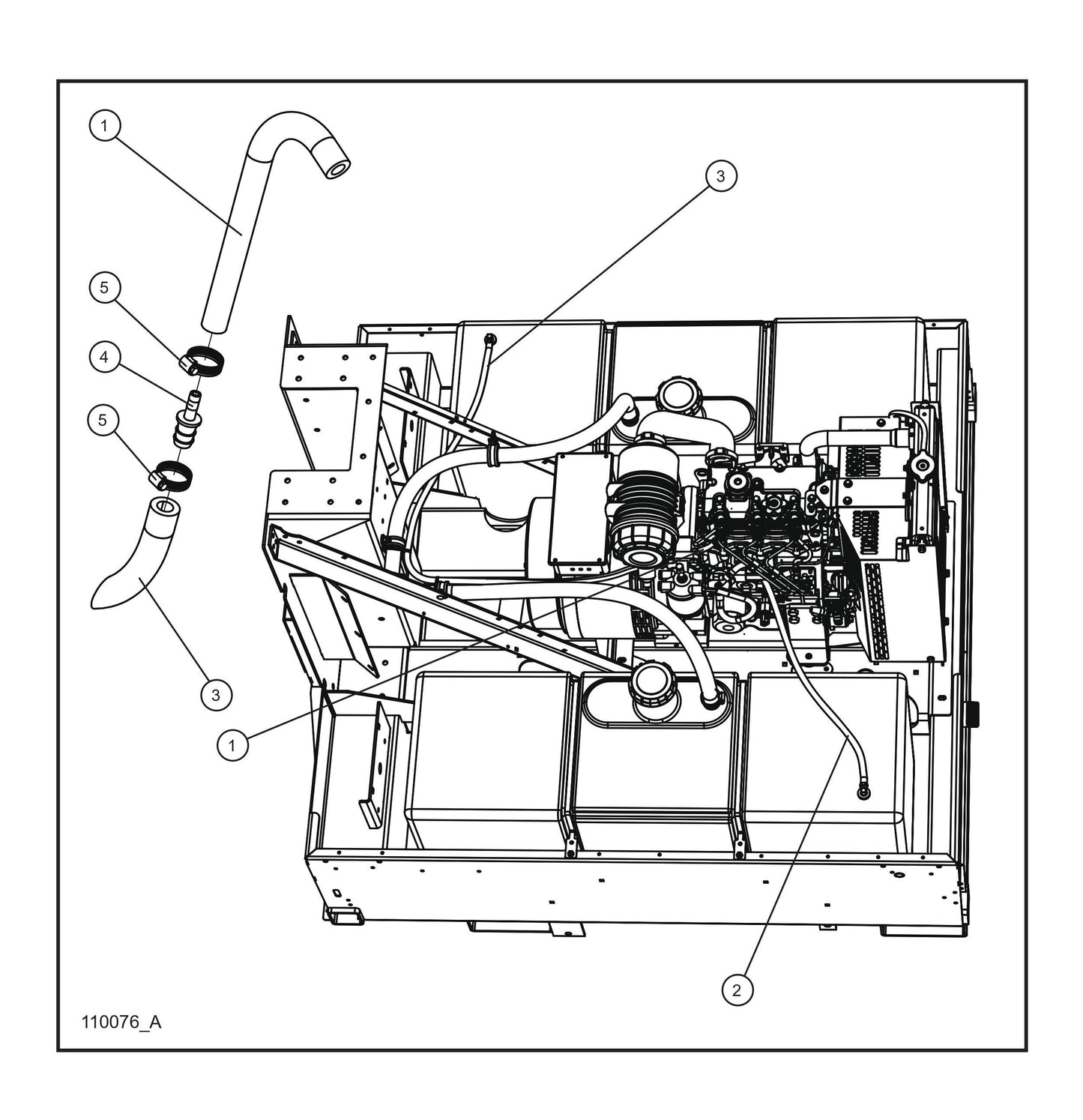 CAT C1.1 Fuel Lines Parts By Allmand