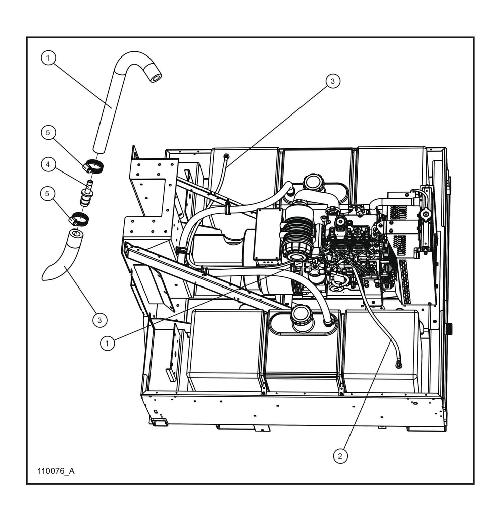 CAT C1.1 Fuel Lines Parts By Allmand