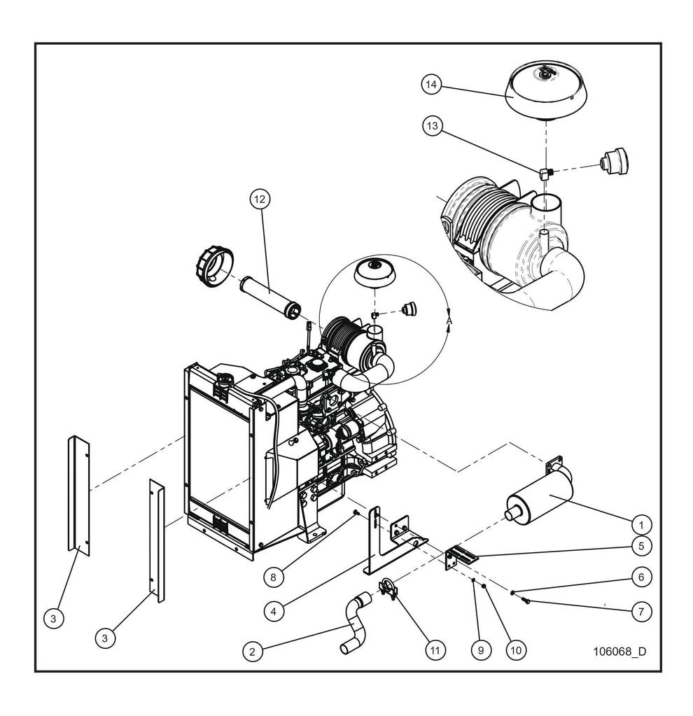 CAT C1.5 Engine Assembly Group Parts By Allmand
