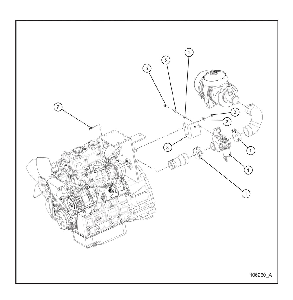 CAT C1.5 Turbo Shocker Group (Fig 1) Parts By Allmand