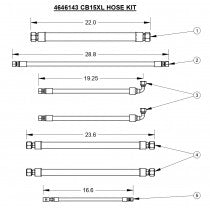 CB15 XL Hose Kit