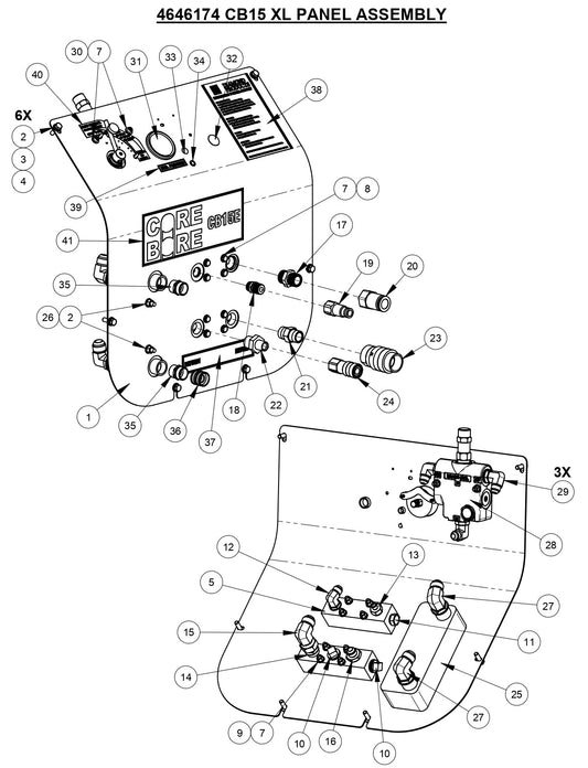 CB15 XL Panel Assembly