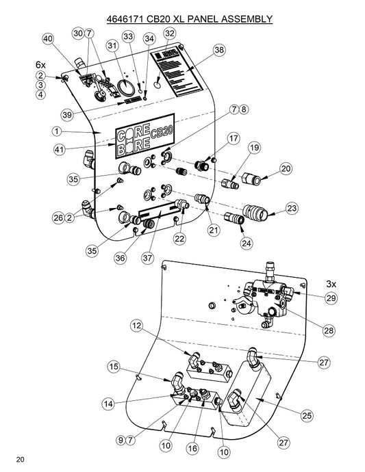CB20XL Panel Assembly
