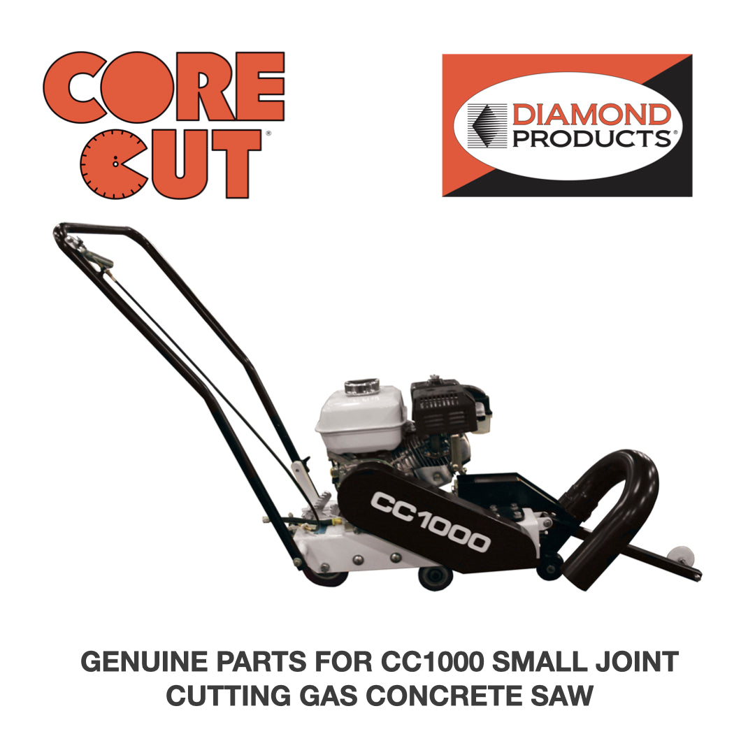1800548 CC1000 Depth Label for CC1000 Concrete Saw Core Cut by Diamond Products