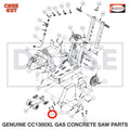 2900314 Cap Screw, Hex Hd., M10-1.5 x 20mm fits Core Cut CC1300XL Concrete Floor Saw by Diamond Products