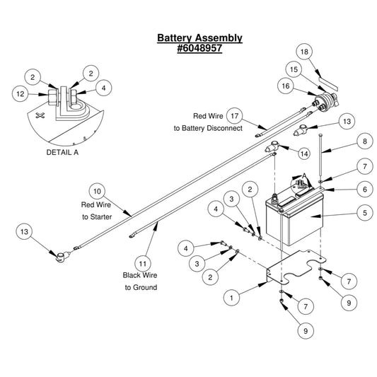 CC1800XL Battery Assembly