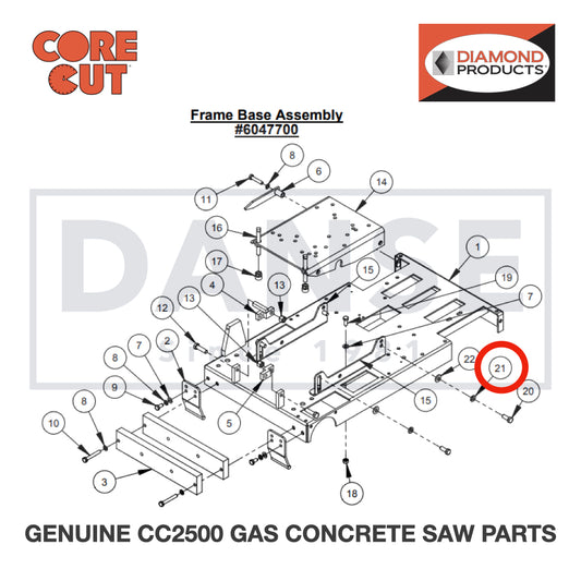 Lock Washer, 1/2&quot; Split 2900084 for CC2500 Saw by Core Cut Diamond Products