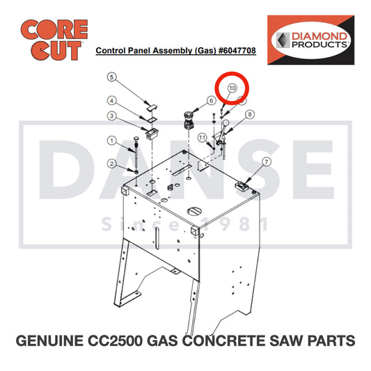 Cap Screw, Hex Hd., M5-0.8 x 20mm 2900309 for CC2500 Saw by Core Cut Diamond Products