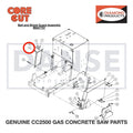 Slurry Shield 6048062 for CC2500 Saw by Core Cut Diamond Products