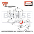 Guard Mounting Tab Assembly, 90 Deg. 6048064 for CC2500 Saw by Core Cut Diamond Products