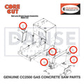 Lock Washer, 5/16" Split 2900031 for CC2500 Saw by Core Cut Diamond Products