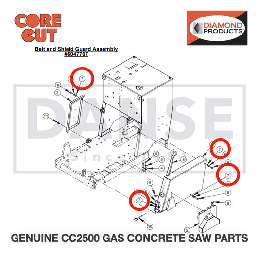 Flat Washer, 5/16&quot; SAE 2900022 for CC2500 Saw by Core Cut Diamond Products
