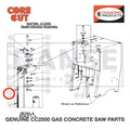 Depth Indicator Cable 6047989 for CC2500 Saw by Core Cut Diamond Products