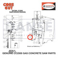 Cotter Pin, 3/16" x 1" 2900055 for CC2500 Saw by Core Cut Diamond Products