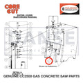 Eyebolt, 3/8-16 x 6" 2900964 for CC2500 Saw by Core Cut Diamond Products
