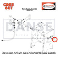 Hose Filter Washer 3200025 for CC2500 Saw by Core Cut Diamond Products