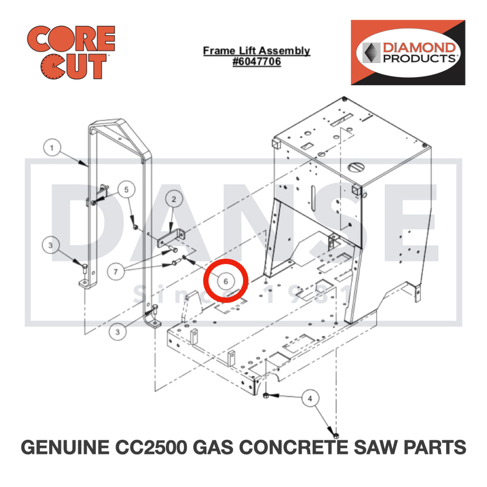 Lock Washer, M10 Split 2900321 for CC2500 Saw by Core Cut Diamond Products