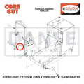 Cap Screw, Hex Hd., M10-1.5 x 30mm 2900223 for CC2500 Saw by Core Cut Diamond Products