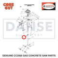 Grease Fitting, 1/8" NPT 2900062 for CC2500 Saw by Core Cut Diamond Products