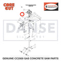 Spacer Tube 7/8 x 1/2 6047931 for CC2500 Saw by Core Cut Diamond Products
