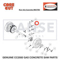 Lock Washer, 3/8" Split 2900006 for CC2500 Saw by Core Cut Diamond Products