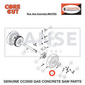 Wheel Mount Washer 6010026 for CC2500 Saw by Core Cut Diamond Products