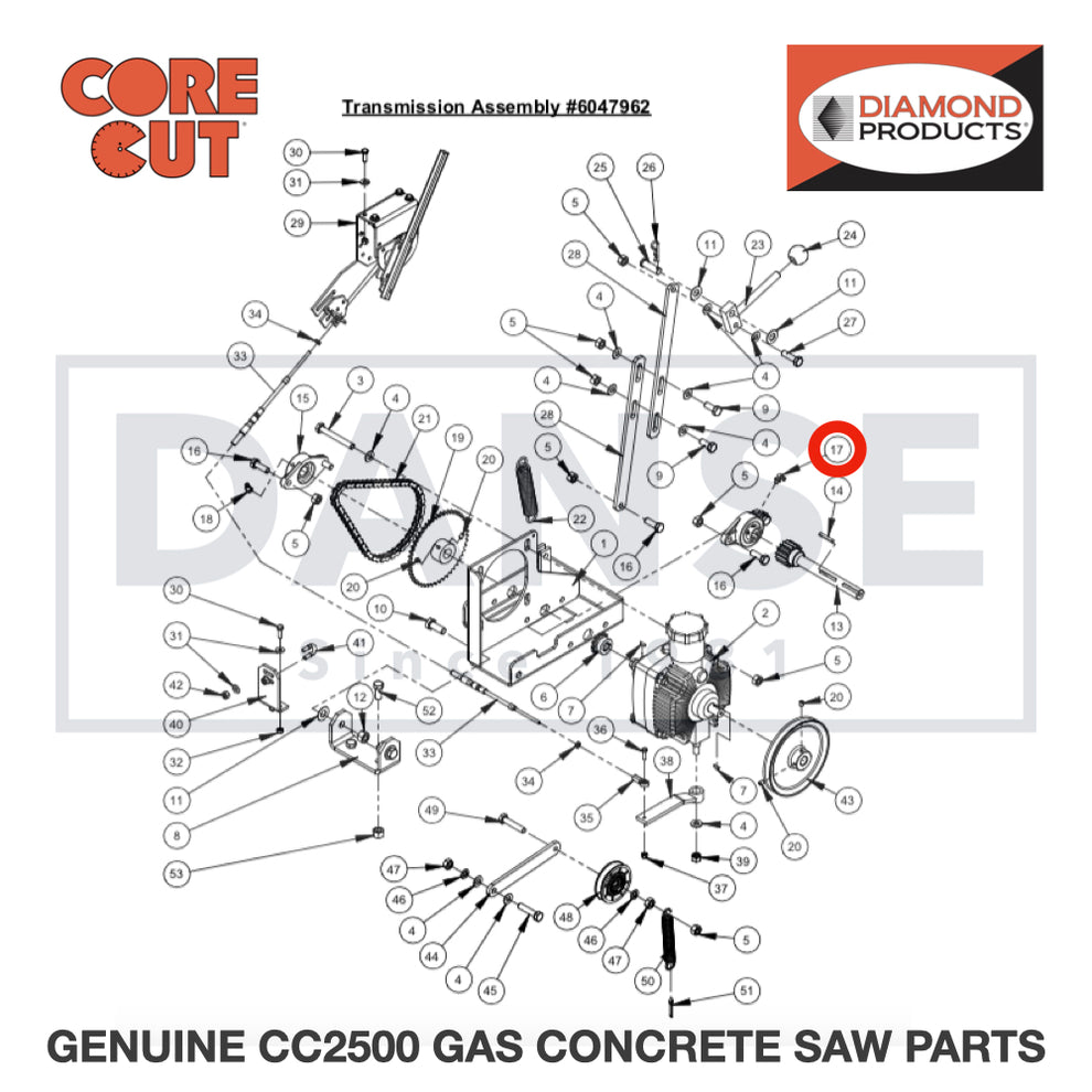 Grease Fitting, 1/4-28 x 90 Degree 2900061 for CC2500 Saw by Core Cut Diamond Products
