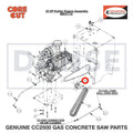 Set Screw, Soc. Hd., 5/16-18 x 1/4" 2900036 for CC2500 Saw by Core Cut Diamond Products
