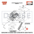 Fuel Line Assembly 6010498 for CC2500 Saw by Core Cut Diamond Products