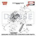 Ignition Switch w/ Key (27KC) 2700892 for CC2500 Saw by Core Cut Diamond Products
