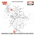 Plug, 1/8" NPT 3200001 for CC2500 Saw by Core Cut Diamond Products