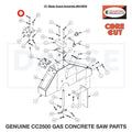 Cap Screw, Hex Hd., M6-1.0 x 35mm 2900312 for CC2500 Saw by Core Cut Diamond Products