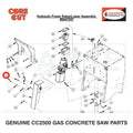 Cap Screw, Hex Hd., 5/16-18 x 1-1/4" 2900217 for CC2500 Saw by Core Cut Diamond Products